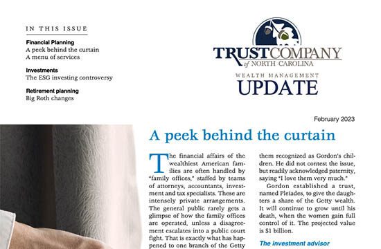 Trust Company February 2023 Newsletter