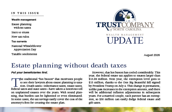 August 2025 Newsletter