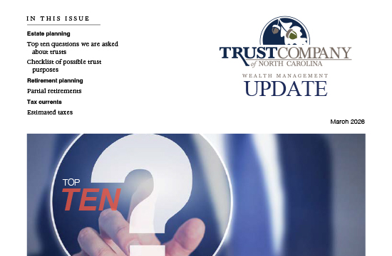 March 2026 Newsletter Cover Image